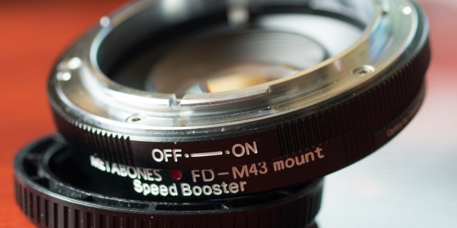 metabones speed booster canon fd to m43